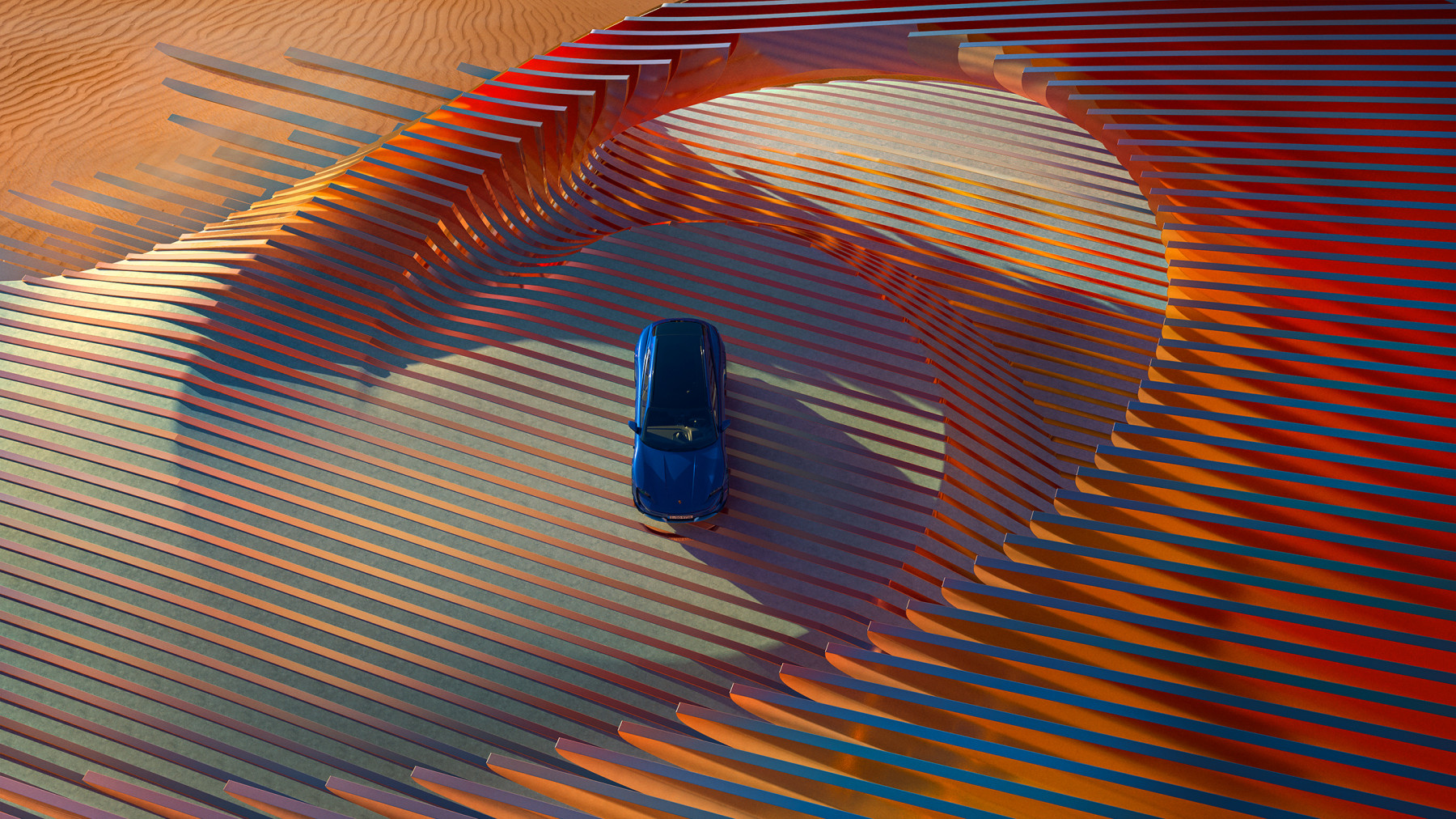Porsche Taycan full EV CGI 3