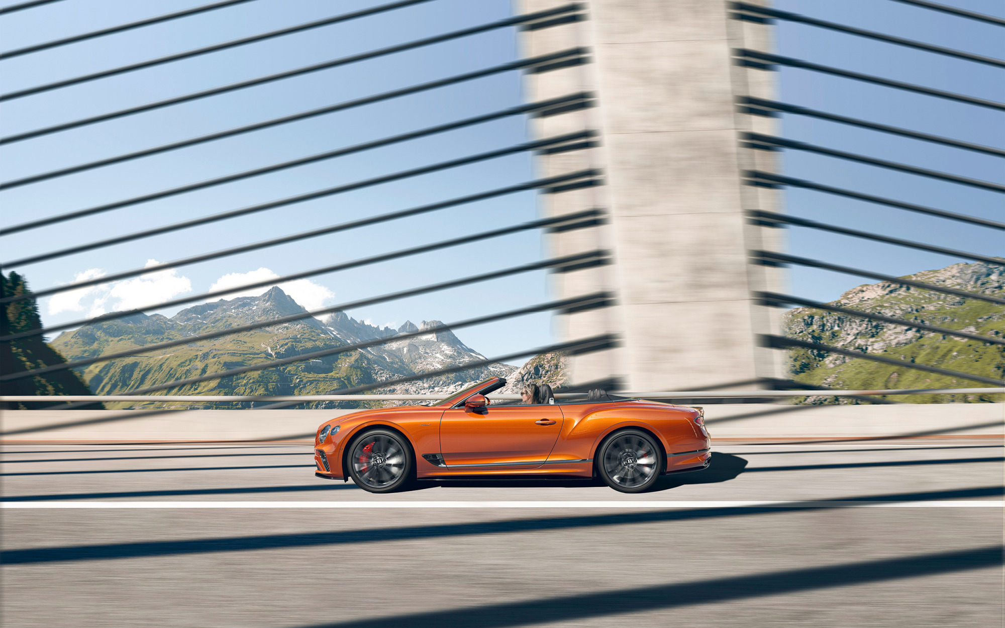 Bentley Speed Orange flame