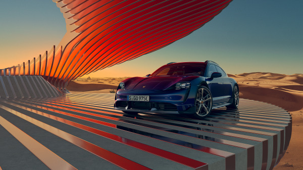 Porsche Taycan full EV CGI 5