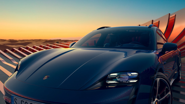 Porsche Taycan full EV CGI 1